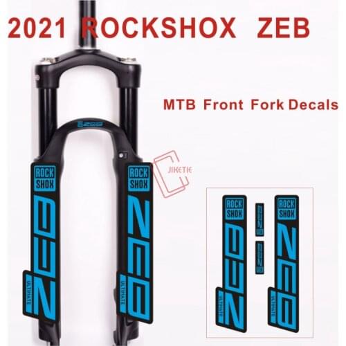 2021 Rockshox ZEB ULTIMATE Mountain Bike Front Fork Decals Bicycle MTB Front Fork Stickers Bike Accessories