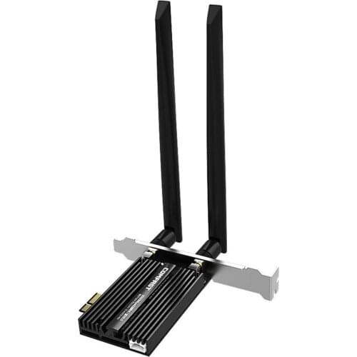 2400mbps Dual Band Wireless Desktop PCIe AX200 Pro Card 802.11ax 2.4G/5Ghz Wireless 5.1 PCI-Express WiFi 6 E Adapter