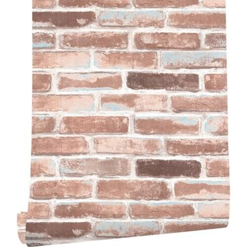 53x100cm Wall Sticker Brick Pattern Wallpaper Home Decor Removable Vinyl Self Adhesive Living Room Kitchen Bathroom Wallpaper