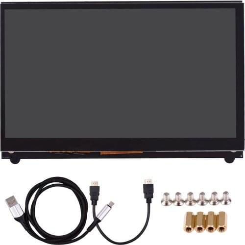 Aibecy 7 Inch HD IPS Capacitive Touchscreen Display Resolution Small Portable Monitor with USB HD Interface Educational Tool