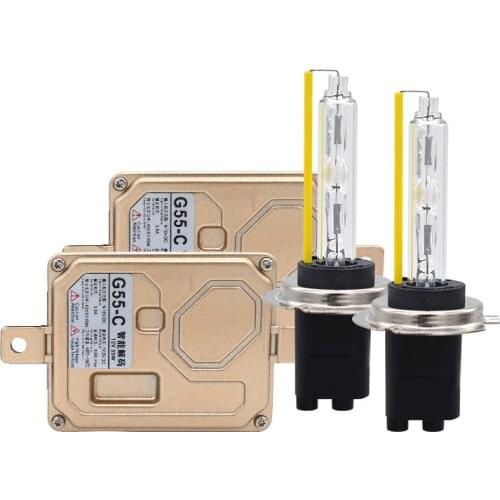 AC 55W Super Canbus Fast Bright Kit H7 H1 H3 H11 9005 9006 9012 D2H HID Kit 5500K Car Light Bulb 55W HID Ballast Canbus HID Kit