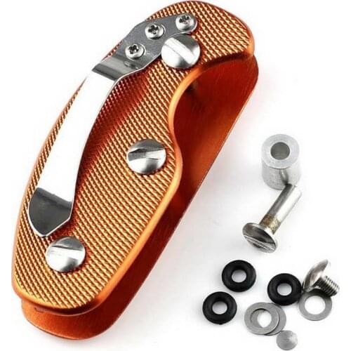 Car key holder chain Smart Key Wallets ring collector housekeeper Oxide Aluminum EDC 3 colors Lightweight Folding Keys Organizer