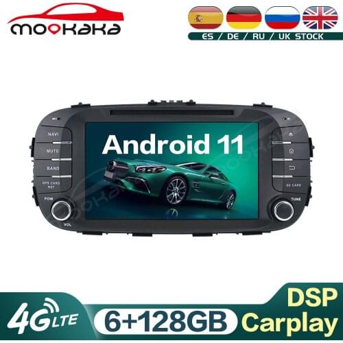For KIA Soul 2014 - 2017 Android 11 6G+128GB Car Multimedia Player Auto Radio GPS Navigation Audio Stereo Head Unit Carplay DSP