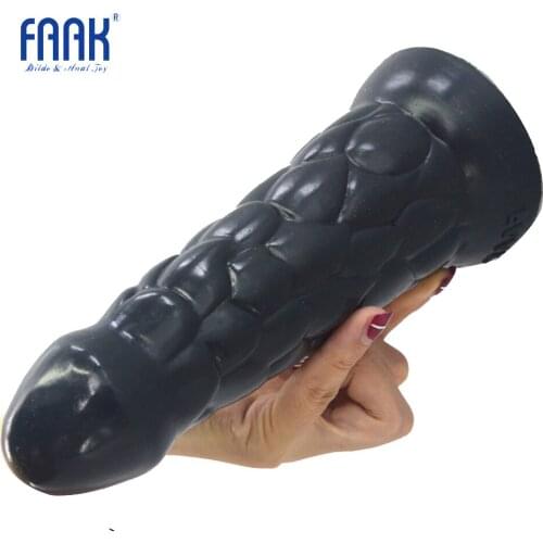 FAAK Big silicone anal plug christmas hat shape butt plug with suction cup anal dildo sex products couple flirting masturbate
