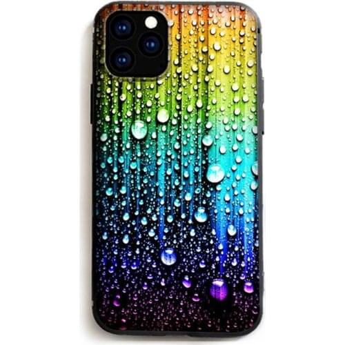 Color water drop art Phone Case for iPhone 11 12 Pro mini pro XS MAX 8 7 6 6S Plus X 5S SE 2020 XR