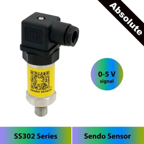 0 5v absolute pressure sensor, 400kpa, 4bar, 600kpa, 6bar, 1mpa, 10bar, 1.6mpa, 16bar, 2.5mpa, 25bar abs pressure, 3 wire output