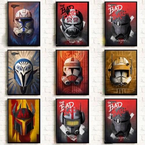 Disney Star Wars Classic Canvas Painting Drama Posters and Prints American Science Fiction Series Popular Living Room Home Decor