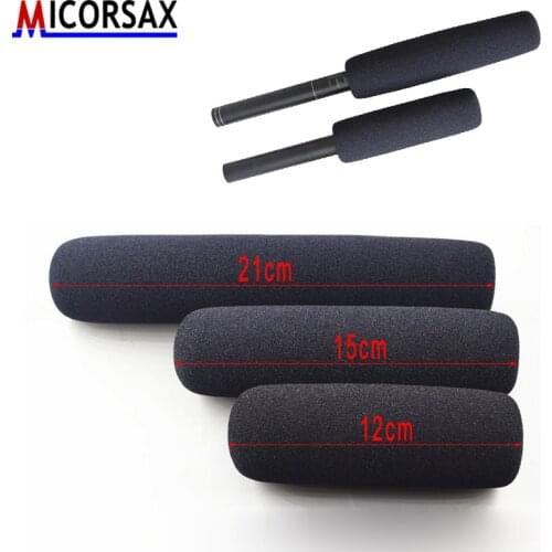 Length 21 15 12cm High-density Thicken EP Sponge Cover Suitable for Inner Diameter 20~22cm Long Interview Microphone Camera Mic