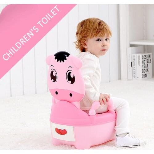Dropshipping Baby Potty Toilet Bowl Training Pan Toilets Seat Childrens Pot Chair Bedpan Portable Urinal Backrest Kids Pee Pot