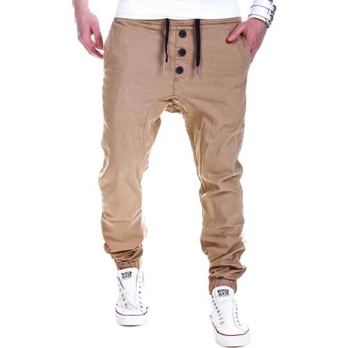 Hot sale High quality mens skinny slim fit Male hip hop swag stretch jogger pants sweatpants free shipping