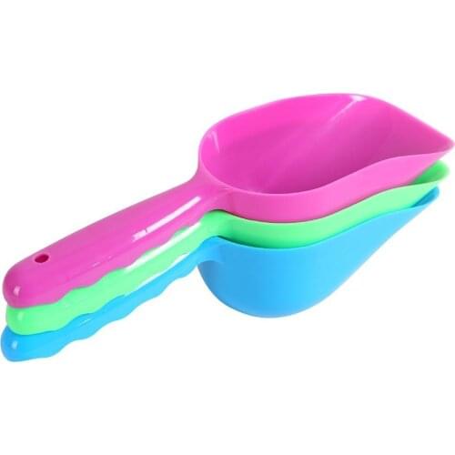 Pet Food Spoon Pet Dog Puppy Cat Bird Ferret Rabbit Feeder Scoop Shovel Spade Dishes Tool 3 Colors for Pet Product Dog Accessory