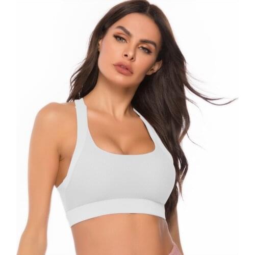 Hot Women Push Up Sports Bras Vest Underwear Shockproof Breathable Gym Fitness Athletic Running Yoga Sport Tops No Steel Ring