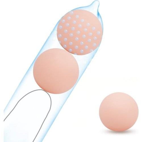 Penis Massager Elastic Balls Flirting Male Penis Extender Beads G Spot Clitoris Stimulator No Vibrator Adult Sex Toys For Woman