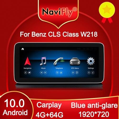 New! For Benz CLS Class W218 CLS260 CLS320 CLS350 CLS400 CLS500 Car Multimedia Video Player Navigation GPS Android 10.0 Carplay
