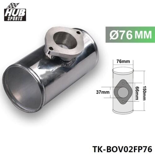 76MM 3" BOV ADAPTER STRAIGHT PIPE FLANGE FOR BLOW OFF TYPE-RS VALVE For Toyota Camry XV40 2.4L 2AZ-FE HU-BOV02FP76