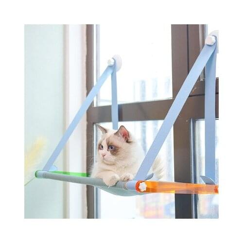 Cat Hammock Suction Cup Hanging Nest Pet Bed Removable And Washable Folding Strong Suction Cup Hanging Window Cat Hammock