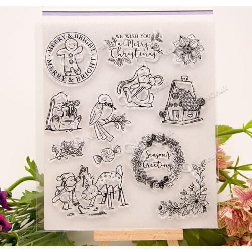 Dog Clear Stamp/Seal for DIY scrapbooking/photo album Decorative clear stamp sheets A1877