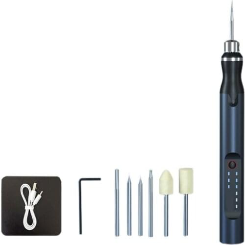 Working Efficient Electric Grinding Pen 3 Gears Speed USB Intelligent Charging for Polishing Lattice Cutting Tools wholesales