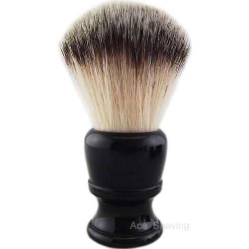 Synthetic Shaving Brush Nylon Hair Mens Care Face Clean Soap Lathering Wet Barber Beard Remove