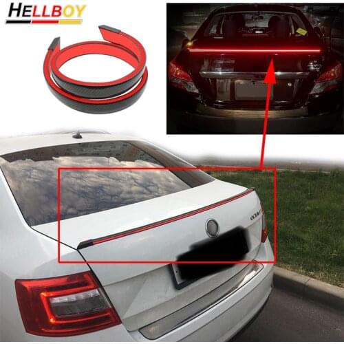 Carbon Fiber Rear Trunk Lip Spoiler For AUDI A3 S3 A4 S4 A5 S5 A6 S6 A7 BMW G20 VW Passat B6 B8 B7 CC R36 Jetta Tail Brake Light