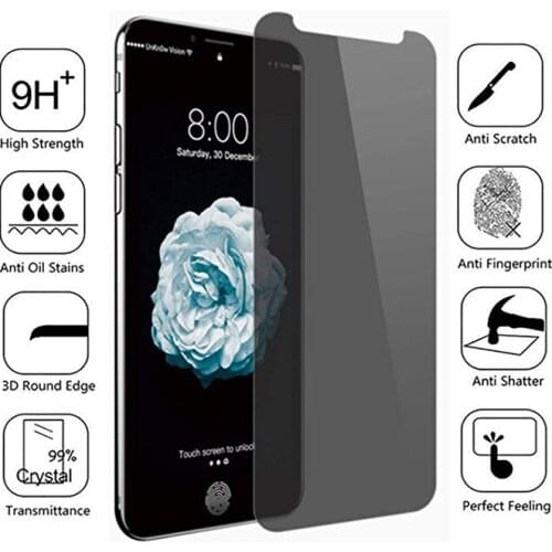 Privacy Tempered Glass For iPhone 11 Pro XS Max X XR 7 6 6S 8 Plus Screen Protector Film For iPhone 11Pro ProMax X S R Glass