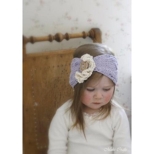 1pcs Toddler Infants Knit Headband Crochet Top Knot Elastic Turban Newborn Head Wrap Ears Warm Headwear Hair Bands Accessories