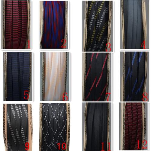 10M Red/Black HIFI Power Audio Cable Sleeving Braided PET Copper Shield 16mm Tube Sleeves