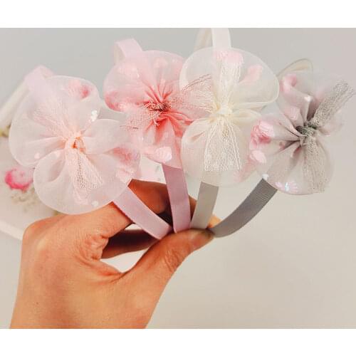 2pcs Girls Hairbands Children Sequins Headbands Kids New ABS Step Teeth Hair Bands Hair Accessories