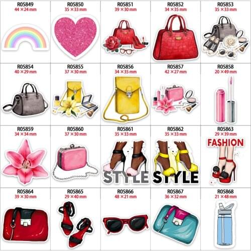 30pcs/lot Fashion Planar Resins For Phone Case Handamde Earring Decor Material R05849 R0585 R0586