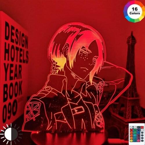 Acrylic 3D Lamp Ymir Attack on Titan for Home Room Decor Light Child Gift Ymir LED Night Light Anime
