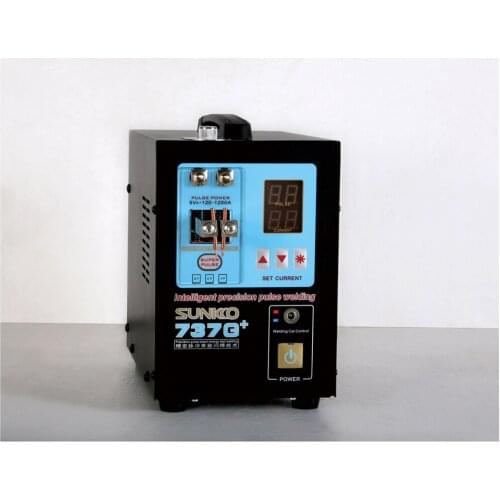 SUNKKO737G+ with 71B High Power Automatic Spot Welding Machine For 18650 Lithium Batteries Pulse Spot Welders free shipping