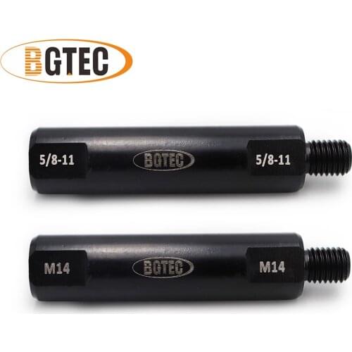 BGTEC 2pcs thread converter M14 to M14 Diamond core bits adapter Connection Converter Extension Rod
