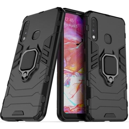 Ring Holder Case For Samsung Galaxy A70e Cover Armor Housings Protective Hard Back Phone Bumper For Samsung A70e Case Funda