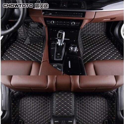 CHOWTOTO AA Custom Special Floor Mats For Infiniti QX56 7seats Waterproof Carpet For QX56 7seats Model Foot Mat