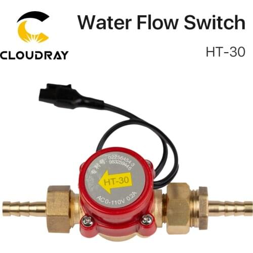 Cloudray Water Flow Switch Sensor 8/10/12mm HT-30 Protect for CO2 Laser Engraving Cutting Machine