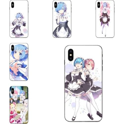 For Huawei Honor 5A 6A 6C 7A 7C 7X 8 8A 8C 8X 9 9X 10 10i 20 Lite Pro TPU Hotsales Japan Anime Lovely Girl Rem Re Zero Slim