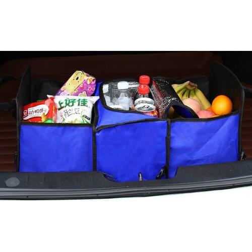 Auto Store Content Box Folding Trunk Insulation Finishing Boxes, Car Bin Ice Bag Big Style Bag Net Stowing Tidying