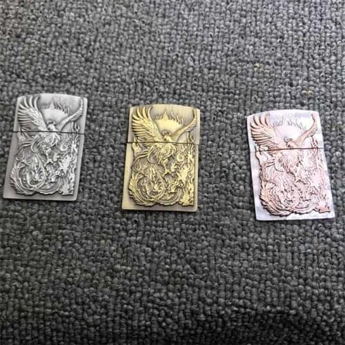 Metal Badge for Kerosene lighter Oil Lighter DIY Handmade Smoker Accessories Gadgets Lighters Phoenix 009