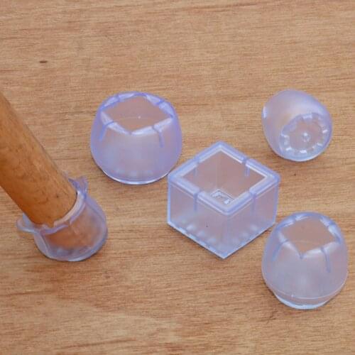 Multifunctional Furniture Feet Cover Non-Slip Silicone Table Chair Leg Covers Wood Floor Protectors Anti Scratch Stool Legs Caps