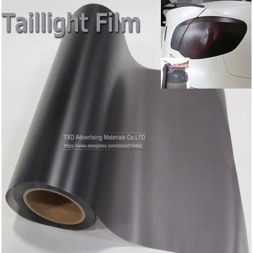 Newest matt black 9Meters/Roll Matt tail light Film Tint Taillight Motorbike Headlight Rear Lamp smoked Tinting Film Matt smoke