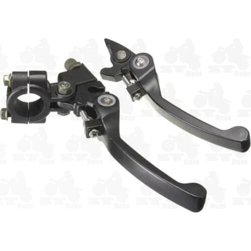 One Pair 22mm Brake&Clutch Levers For 110cc 125cc 140cc 160cc Pit Dirt Bike