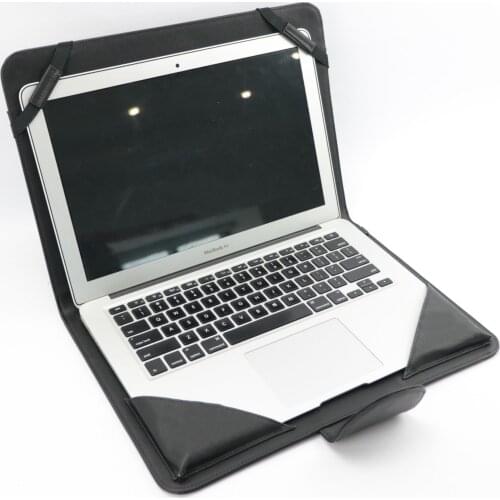 Customized Saffiano PU Leather Laptop Holder for Macbook 13" Travel Computer Pouch Unisex Protective Cover for Macbook