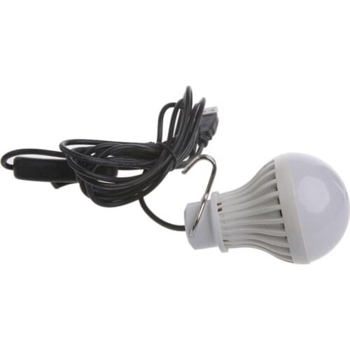 Portable USB LED Light Bulb Switch LED Camping Lantern Tent Lighting 5W My11 21 Dropshipping