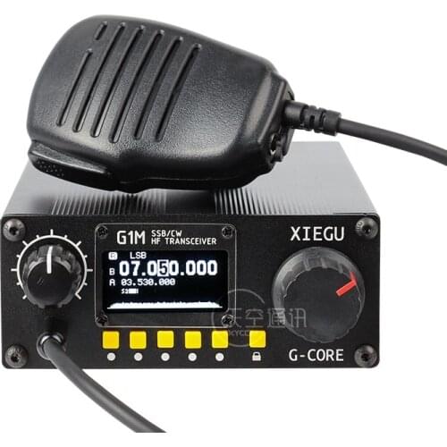 Latest G-CORE SDR Amateur Radio XIEGU G1M SSB/CW 0.5-30MHz Moblie Radio HF Transceiver Ham QRP