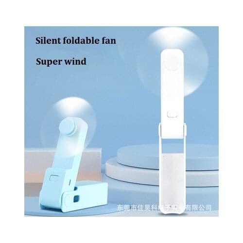Usb Mini Fold Fan Electric Portable Hold Small Air Cooler Originality Charging Household Electrical Appliances Desktop Ventilado