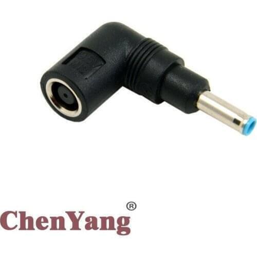 Xiwai HP Dell 4.5*3.0mm Plug 90 Right Angled to DC 7.4*5.0mm Lenovo Ultra slim DC Jack Adapter For Laptop