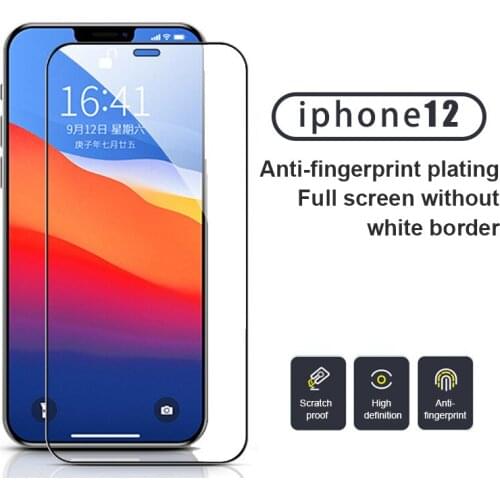 Phone Tempered Film For IPhone12 Series Mobile Phones Screen Protectors Tempered Film Silk Screen Edge 12mini 12Pro 12Pro Max