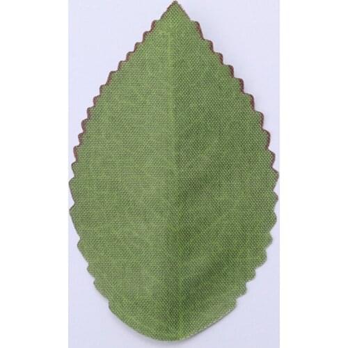 100pcs Pink Leaves Plastic Garden Wedding Decoration 6 X 3cm