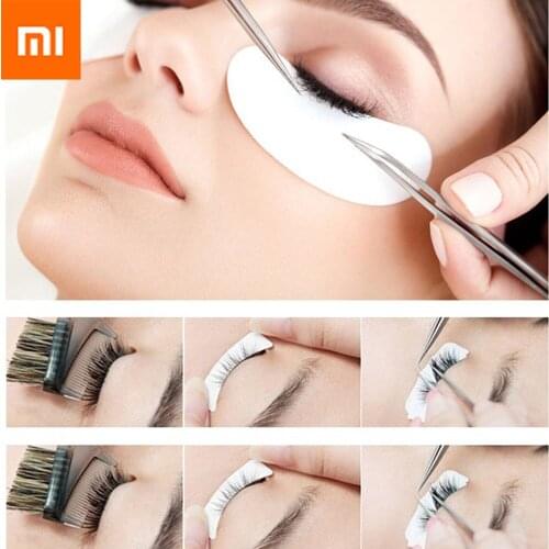 Xiaomi 2-piece set of stainless steel curved straight tweezers nail art rhinestones pointed pliers tool for picking sequin beads