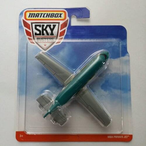 2019 Matchbox plan SKY BUSTERS MBX PRIVATE JET Metal Diecast Model Plan Collector Alloy plan Gift simulation model